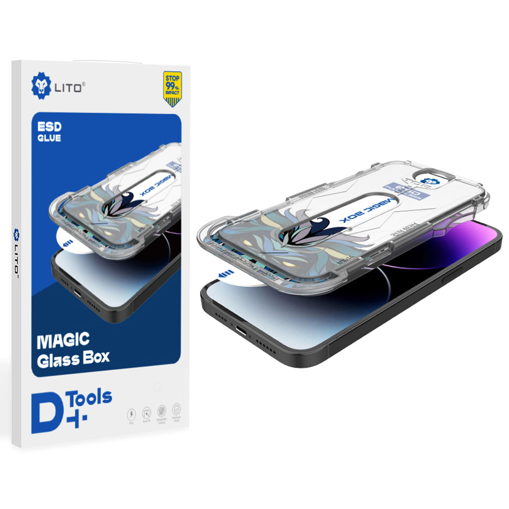 Lito Magic Glass Box D+ Tools Screen Protector for Apple iPhone 11 Pro, Tempered Glass, Full Glue