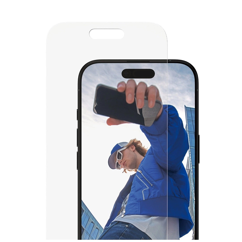 PanzerGlass Classic Fit EasyAligner Screen Protector for Apple iPhone 17 Air, Tempered Glass, Full Glue