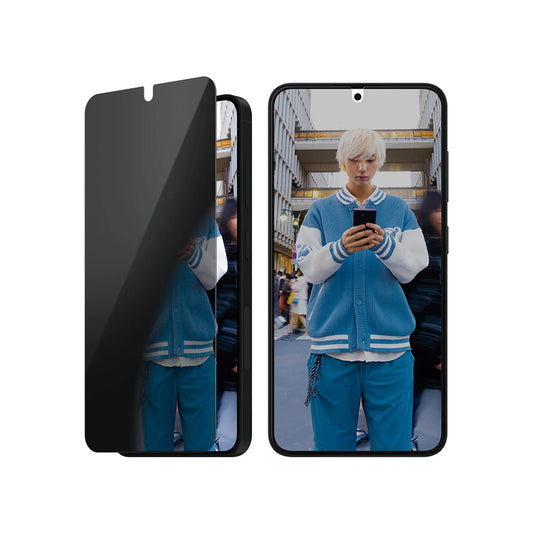Privacy Screen Protector PanzerGlass Ultra-Wide Fit for Samsung Galaxy S25 S931 / S24 S921, Tempered Glass, Full Glue