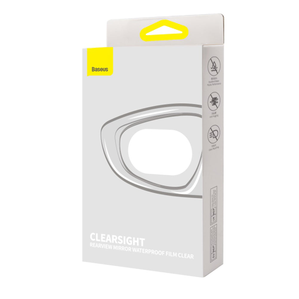Baseus ClearSight Anti-Rain Mirror Film, 136mm x 96mm, Plastic, Set of 2 pieces C11853200201-00