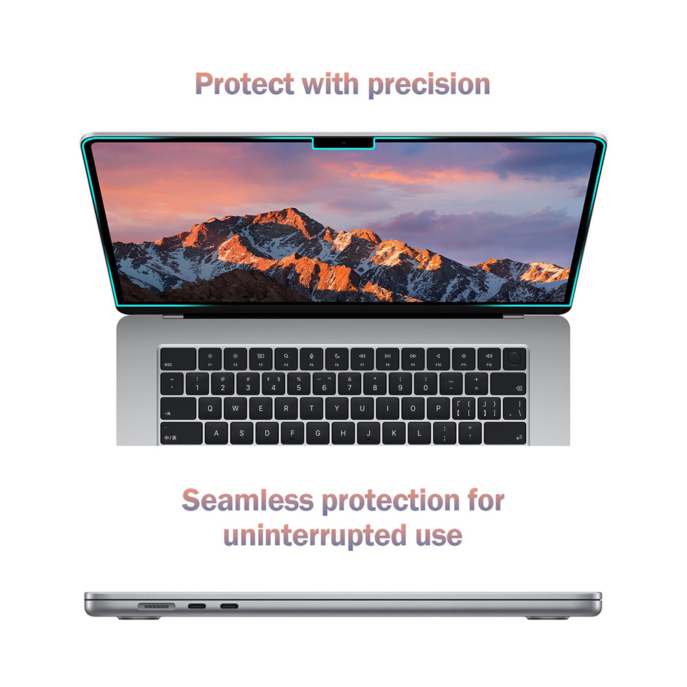 Techsuit VisionProX Anti Blue Light Screen Protector Film for Apple MacBook Air 15inch (2024) / Air 15inch (2023), Plastic