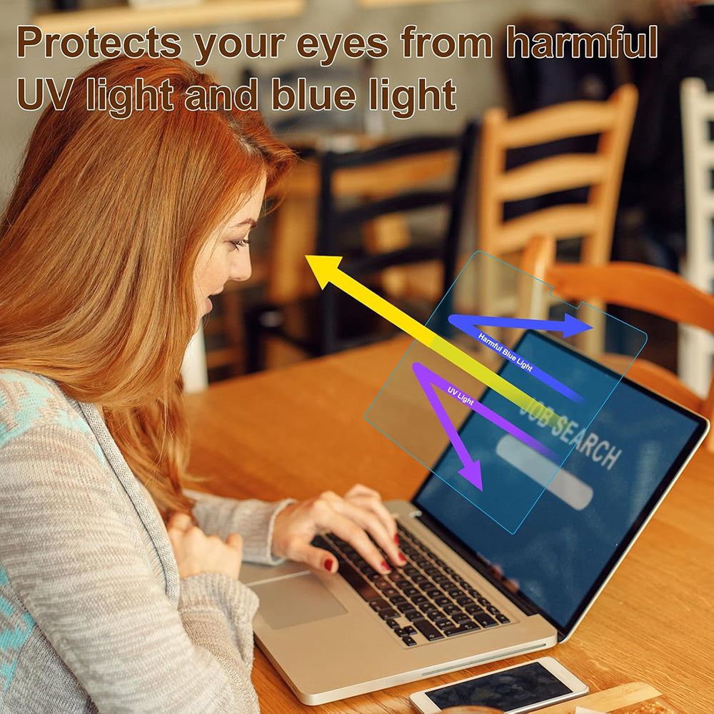 Techsuit VisionProX Anti Blue Light Screen Protector Film for Apple MacBook Air 15inch (2024) / Air 15inch (2023), Plastic