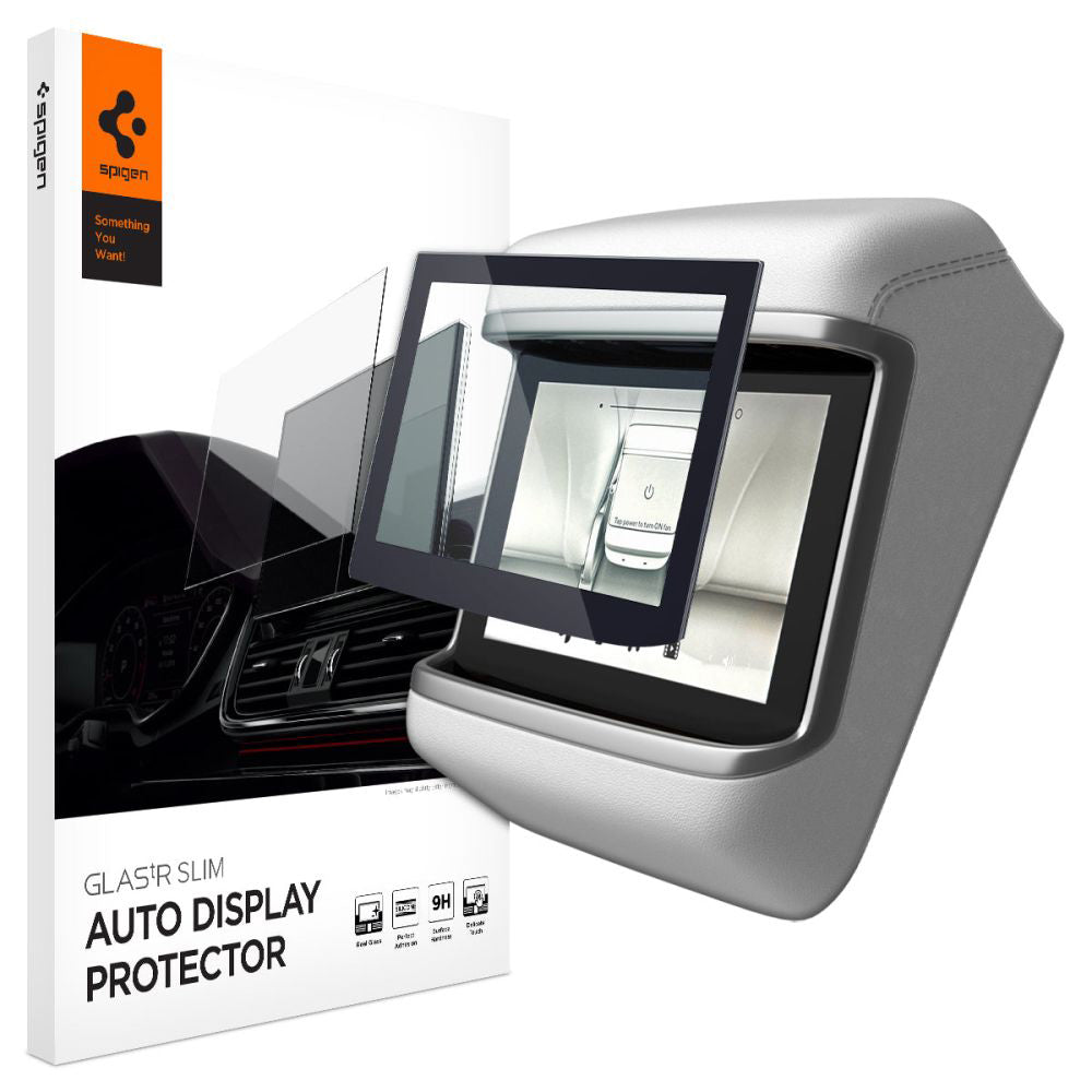 Spigen GlastR Slim Anti-Glare Protection Film for Real Touchscreen Tesla X / S (2022 - 2021), Tempered Glass, Black