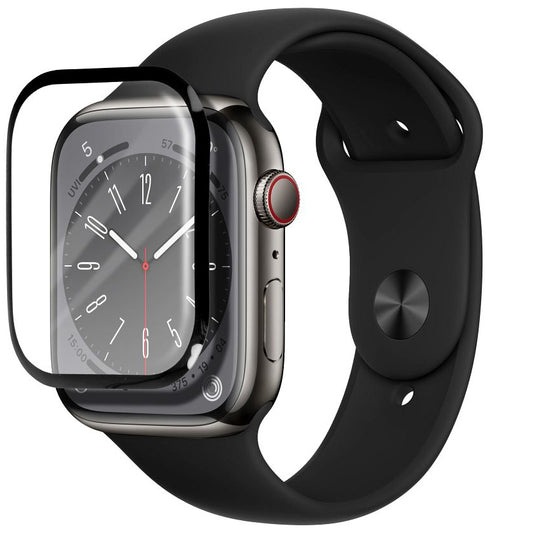 Bestsuit Protective Sleeve for Apple Watch SE 44mm Series, Flexible Glass, Black