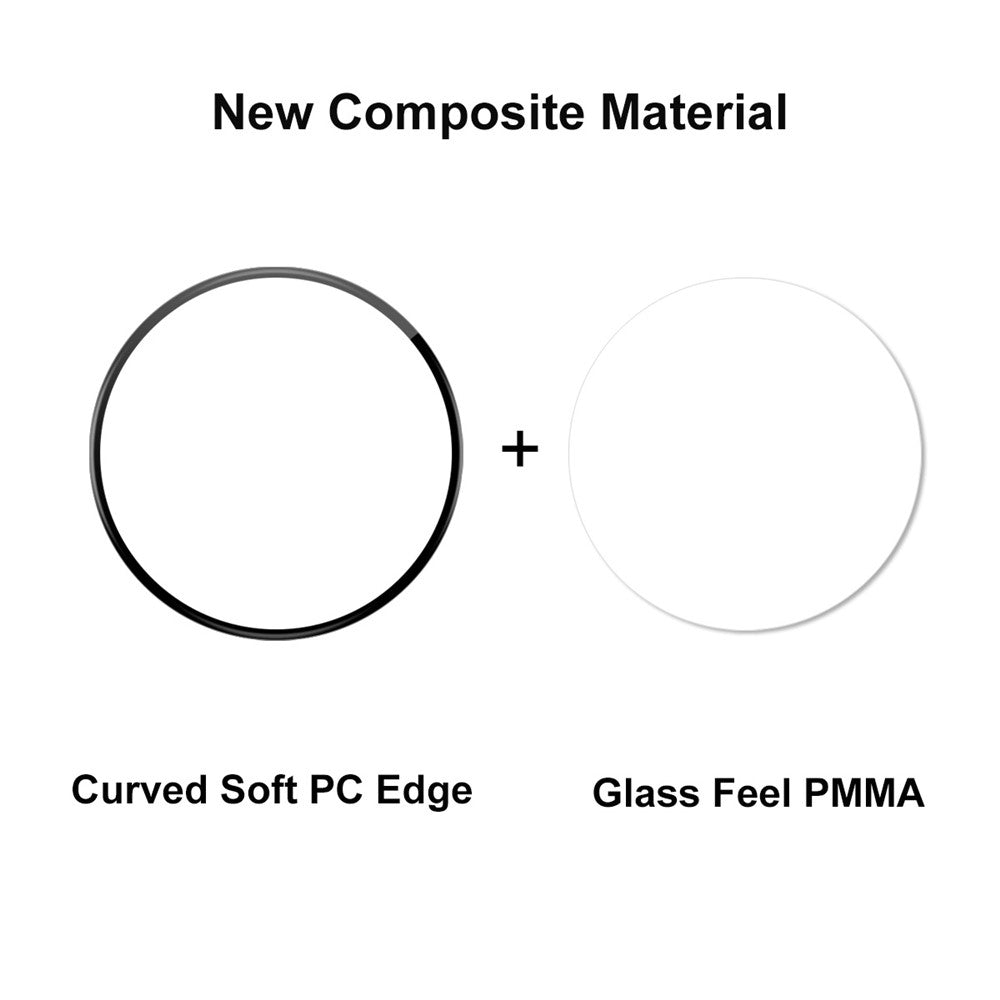 Techsuit Nano Flex Protection Film for Xiaomi Redmi Watch 5 Lite, Set of 2 pieces, Plastic, Black