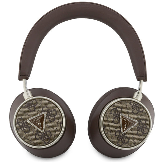 Handsfree Bluetooth Guess 4G Gold Triangle Logo, A2DP, Brown