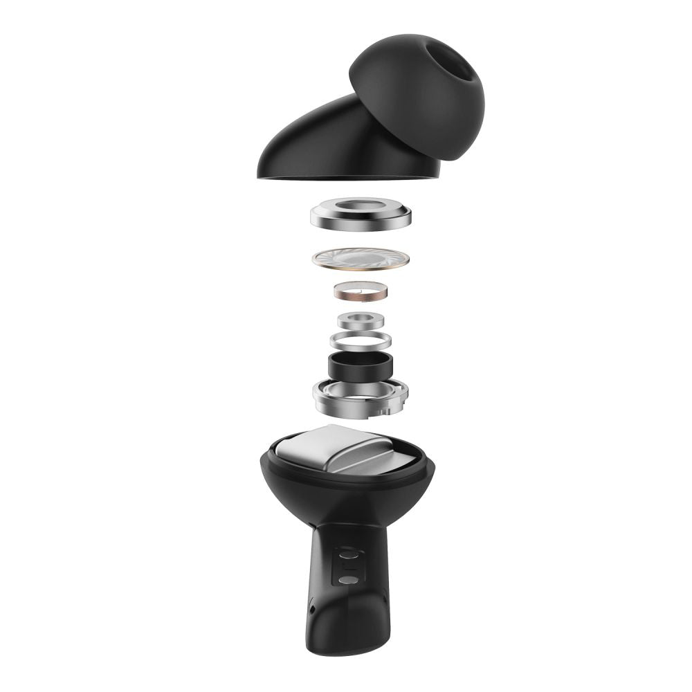 Handsfree Bluetooth Spigen SA2402, TWS, ANC, Black ASD07888