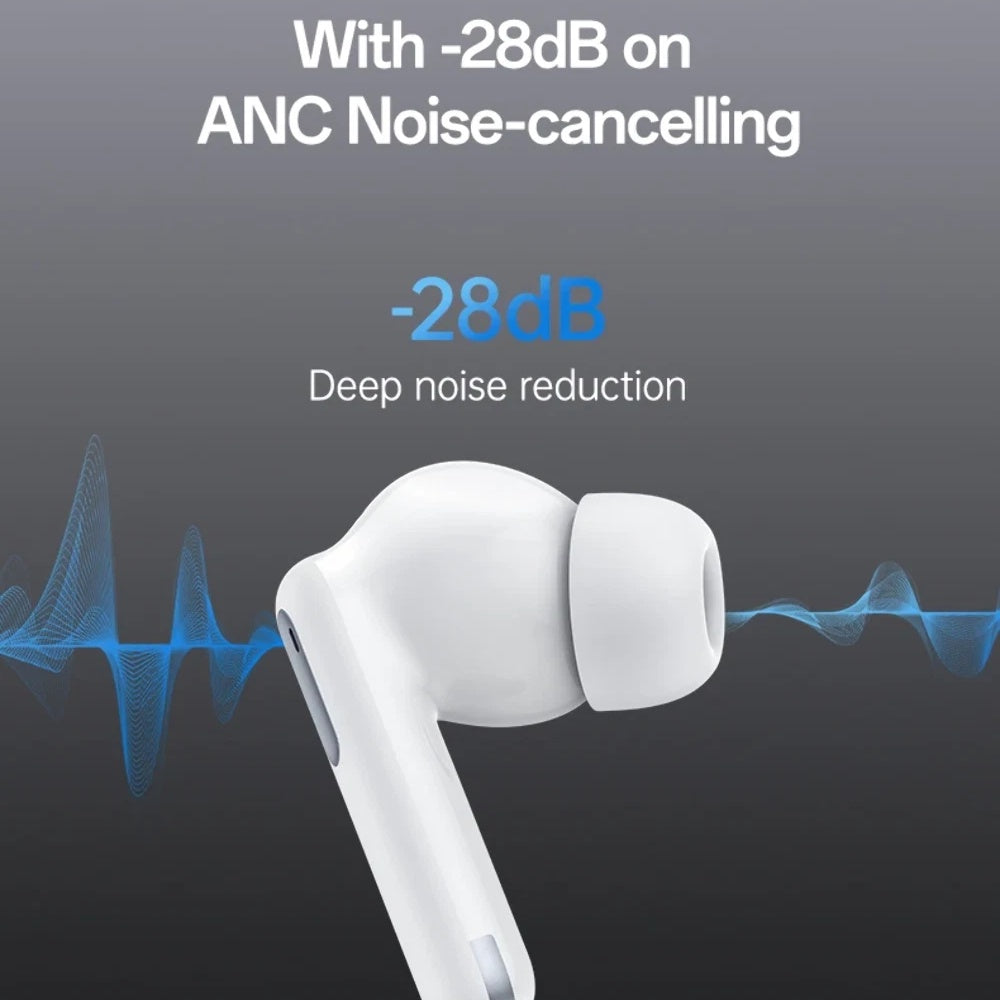Handsfree Bluetooth Yesido TWS34, TWS, ANC, White