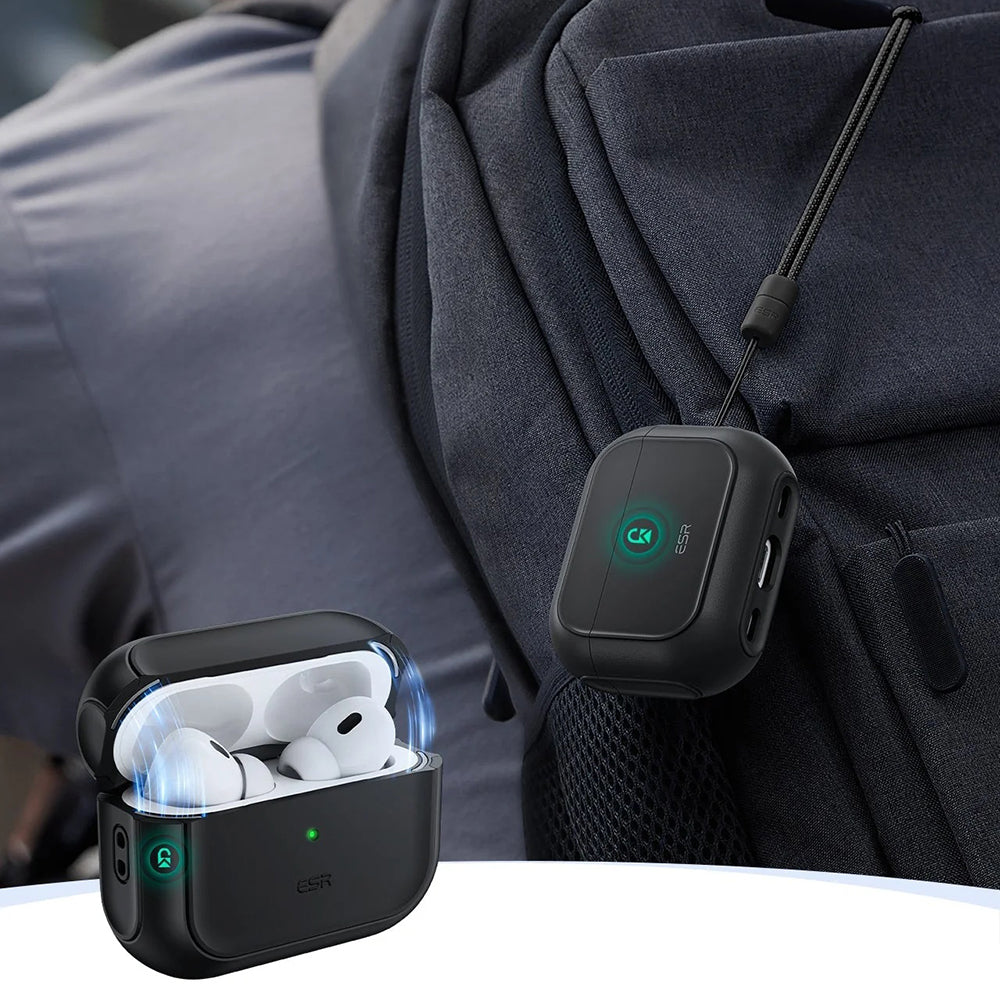 ESR Orbit Hybrid Case for Apple Airpods Pro 3, Black, Resealed