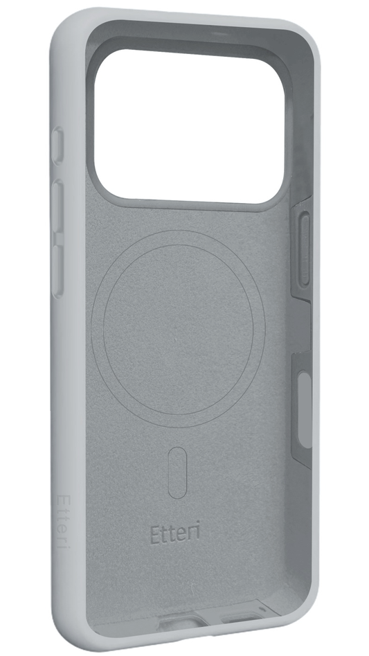 MagSafe Case for Apple iPhone 18 Pro Max / 17 Pro Max, Etteri, Silicone Mag, Gray