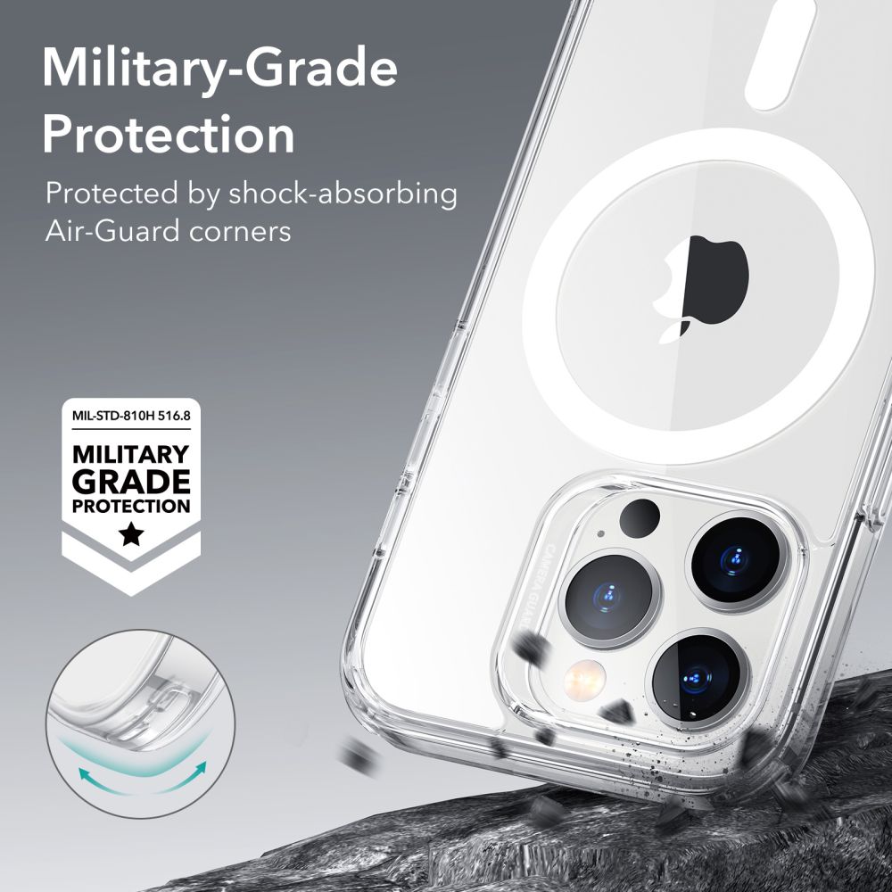 MagSafe Case for Apple iPhone 14 Pro, ESR, Classic Hybrid, Transparent