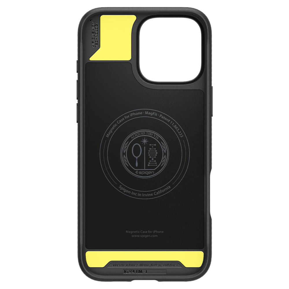 MagSafe Case for Apple iPhone 16 Pro, Spigen, Rugged Armor, Matte Black ACS08115