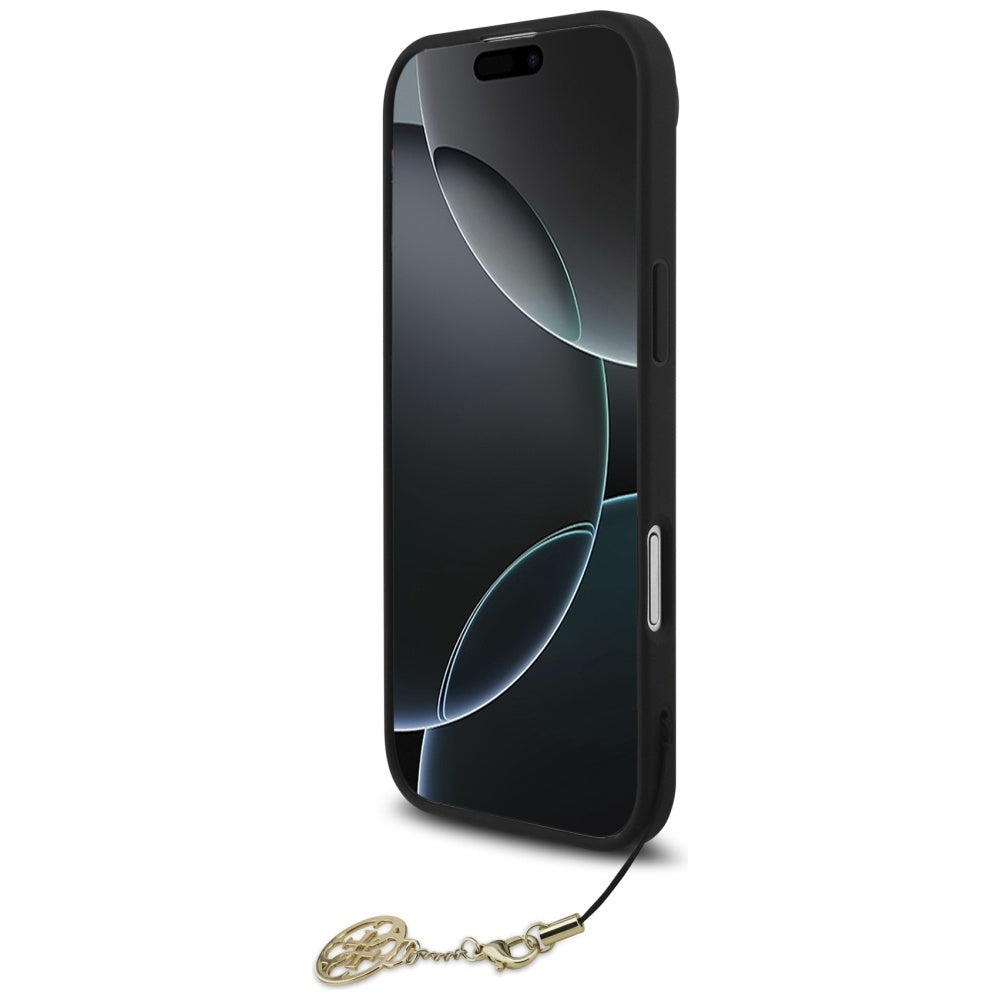 MagSafe Case for Apple iPhone 17 Air, Guess, 4G Charm Cradle, Black