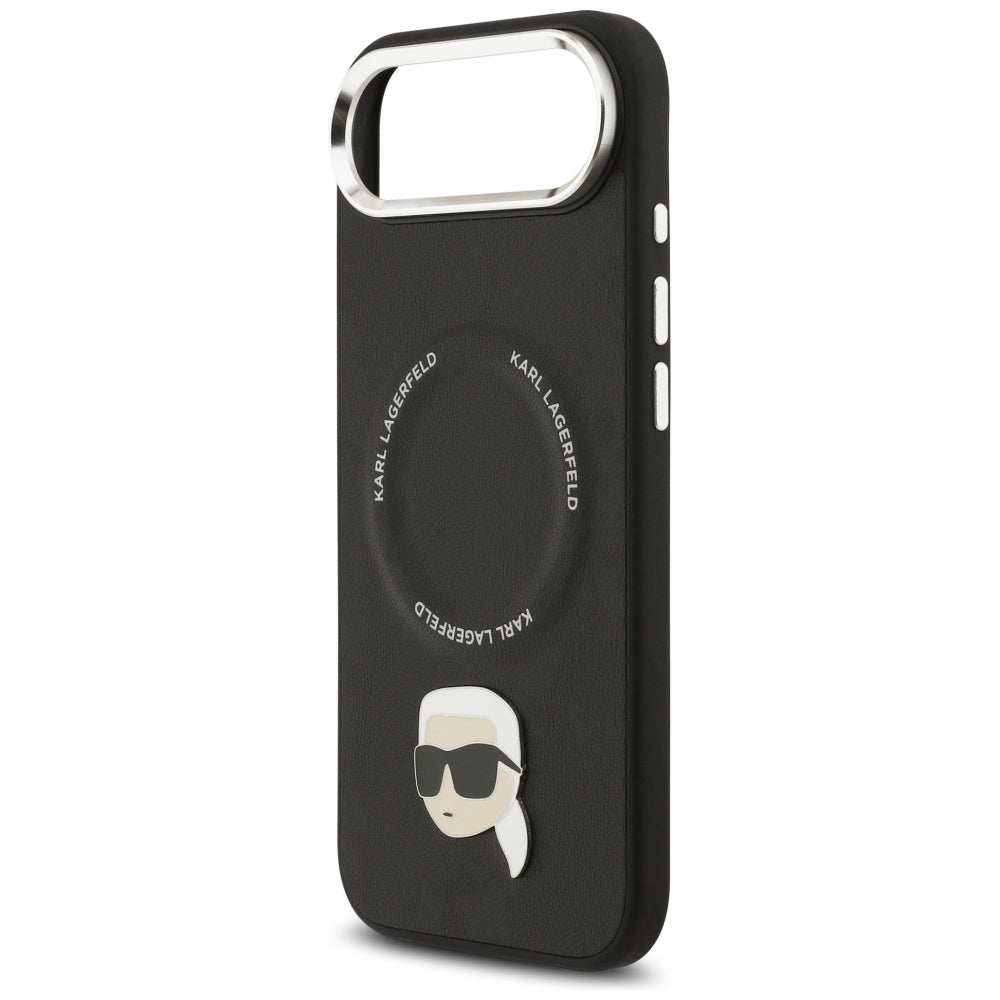 MagSafe Case for Apple iPhone 17 Air, Karl Lagerfeld, Karl Pin, Black
