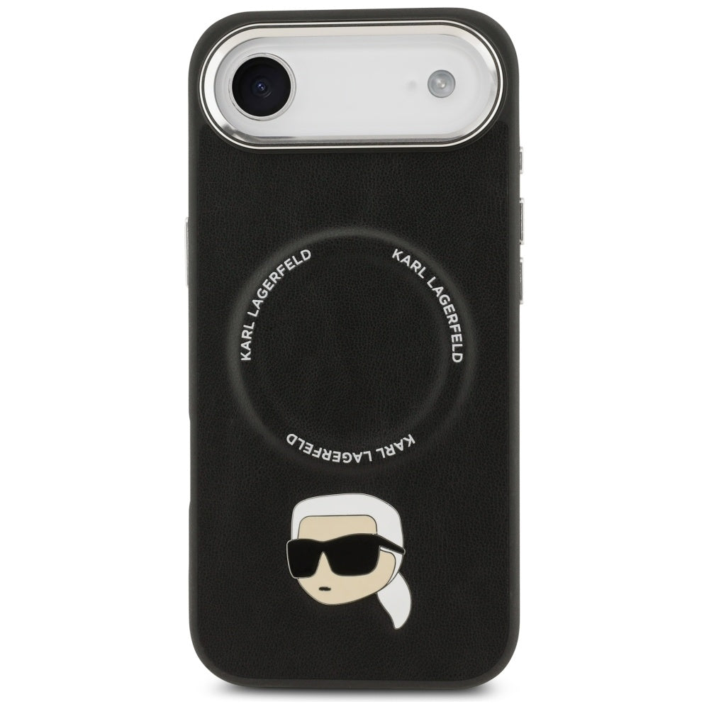 MagSafe Case for Apple iPhone 17 Air, Karl Lagerfeld, Karl Pin, Black