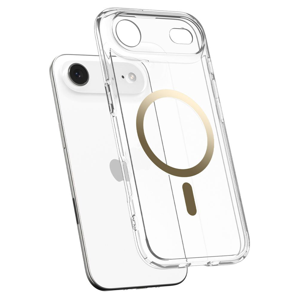 MagSafe Case for Apple iPhone 17 Air, Spigen, Ultra Hybrid, Transparent Gold ACS10315