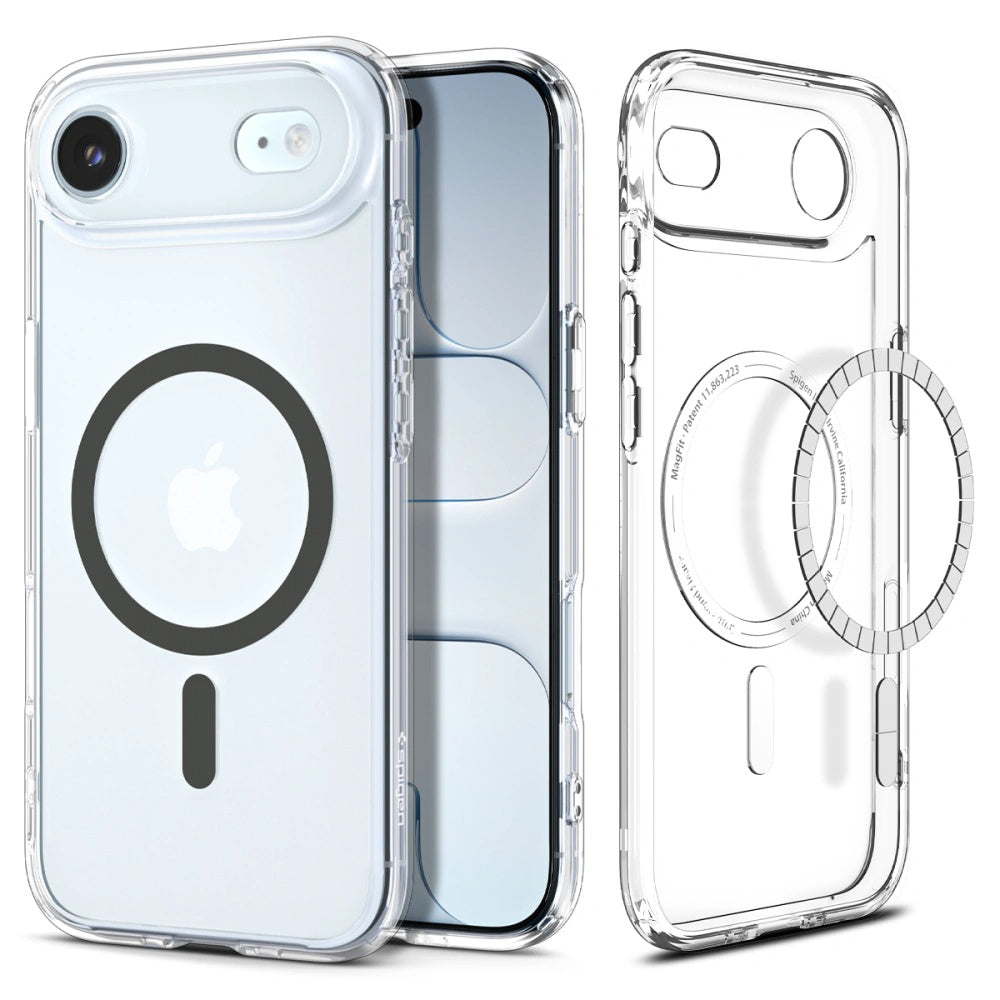 MagSafe Case for Apple iPhone 17 Air, Spigen, Ultra Hybrid, Transparent Gray ACS10314