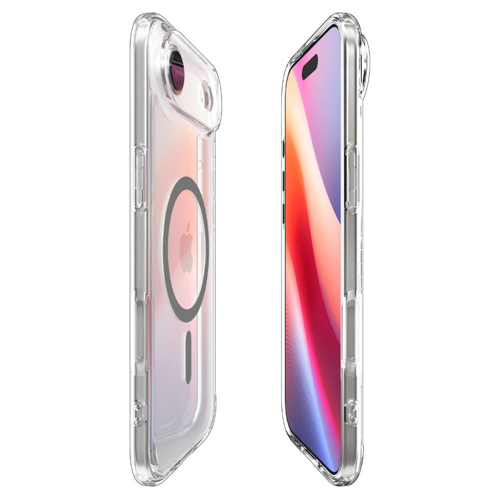 MagSafe Case for Apple iPhone 17 Air, Spigen, Ultra Hybrid, Transparent Gray ACS10314