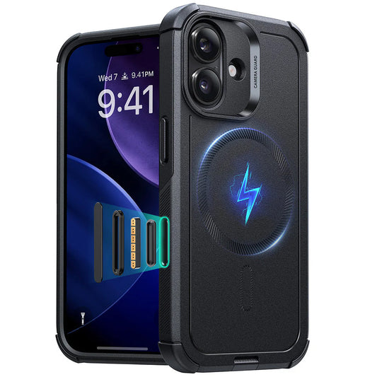 MagSafe Case for Apple iPhone 17, ESR, Cyber, Black