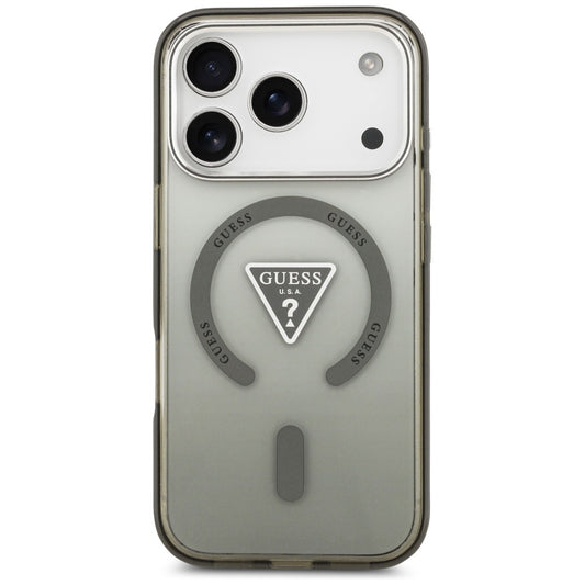 MagSafe Case for Apple iPhone 17 Pro, Guess, IML Gradient Triangle Logo, Khaki