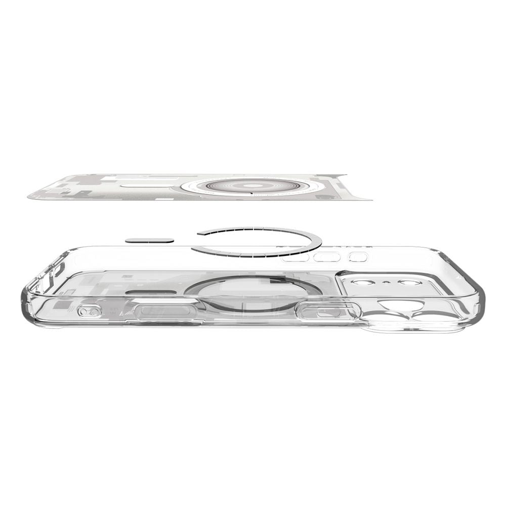 MagSafe Case for Apple iPhone 17 Pro Max, Spigen, Ultra Hybrid Zero One, White ACS10287
