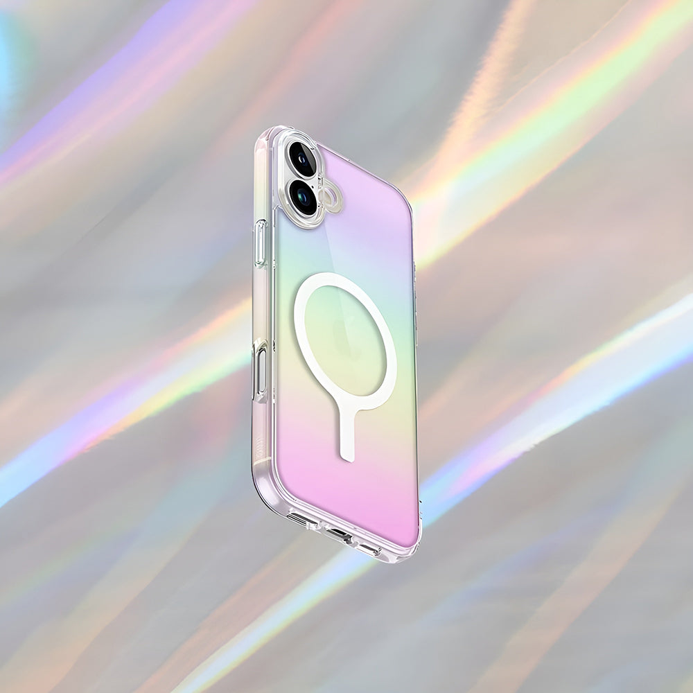 MagSafe Case for Apple iPhone 17 Pro Max, UNIQ, Iridescia MagClick, Multicolor