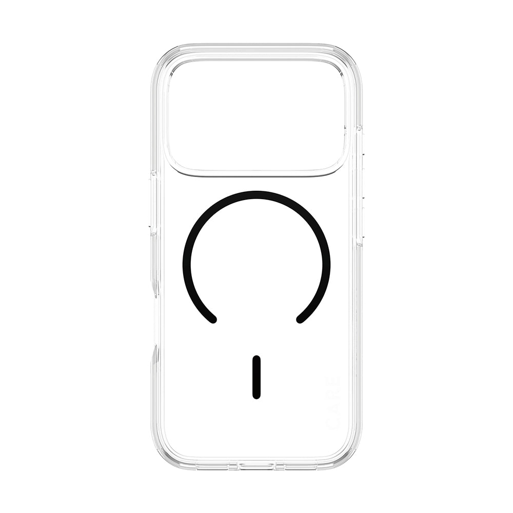 MagSafe Case for Apple iPhone 17 Pro, PanzerGlass, Urban Explorer Care, Black Transparent