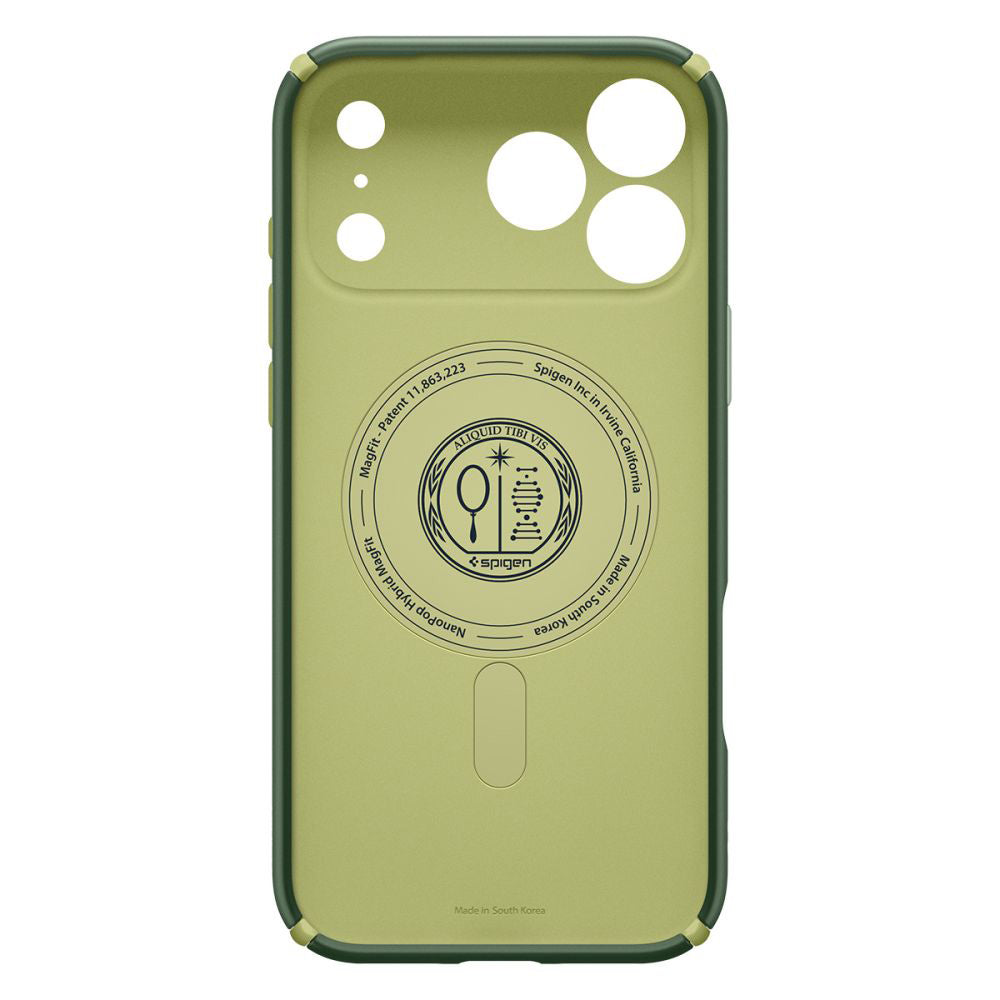MagSafe Case for Apple iPhone 17 Pro, Spigen, Caseology Nano Pop Hybrid, Green ACS11150