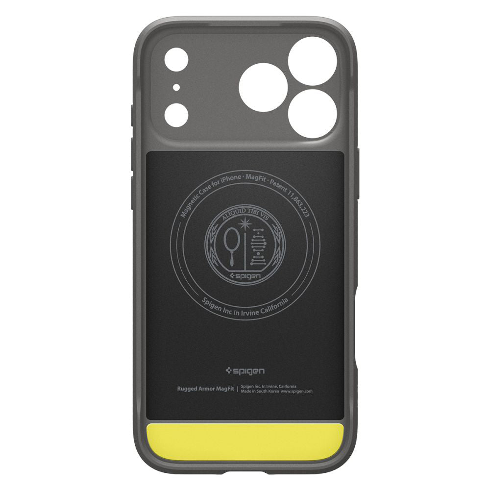 MagSafe Case for Apple iPhone 17 Pro, Spigen, Rugged Armor, Gray ACS10330