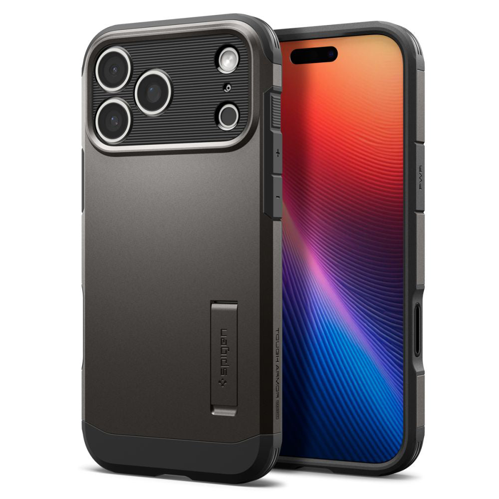 MagSafe Case for Apple iPhone 17 Pro, Spigen, Tough Armor T, Gray ACS10362