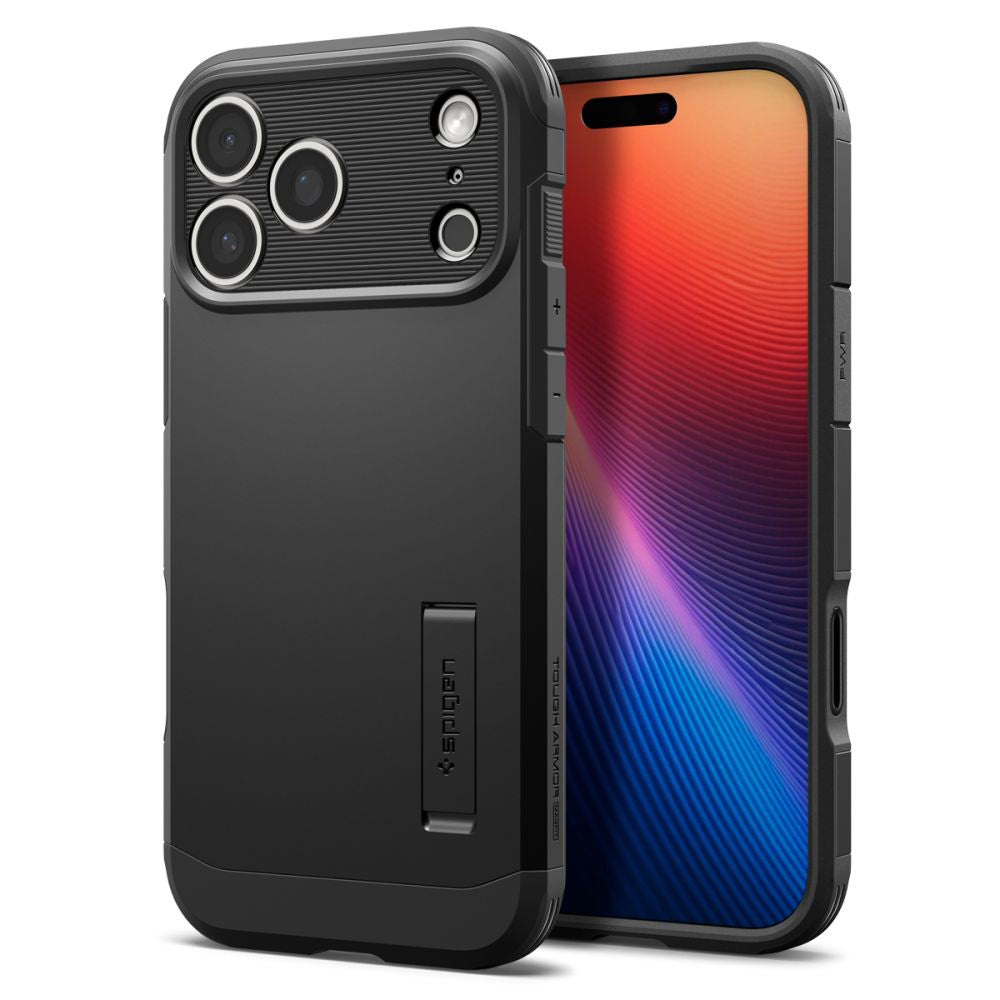 MagSafe Case for Apple iPhone 17 Pro, Spigen, Tough Armor T, Black ACS10361