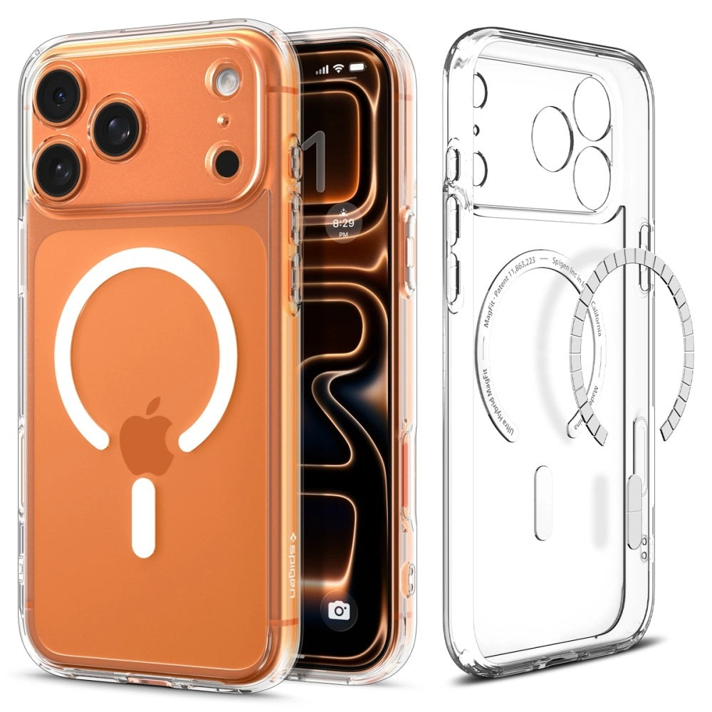 MagSafe Case for Apple iPhone 17 Pro, Spigen, Ultra Hybrid, White ACS10346