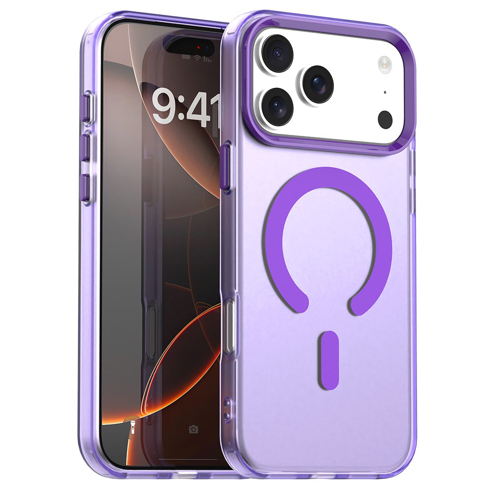 MagSafe Case for Apple iPhone 17 Pro, Techsuit, CandyCase, Purple