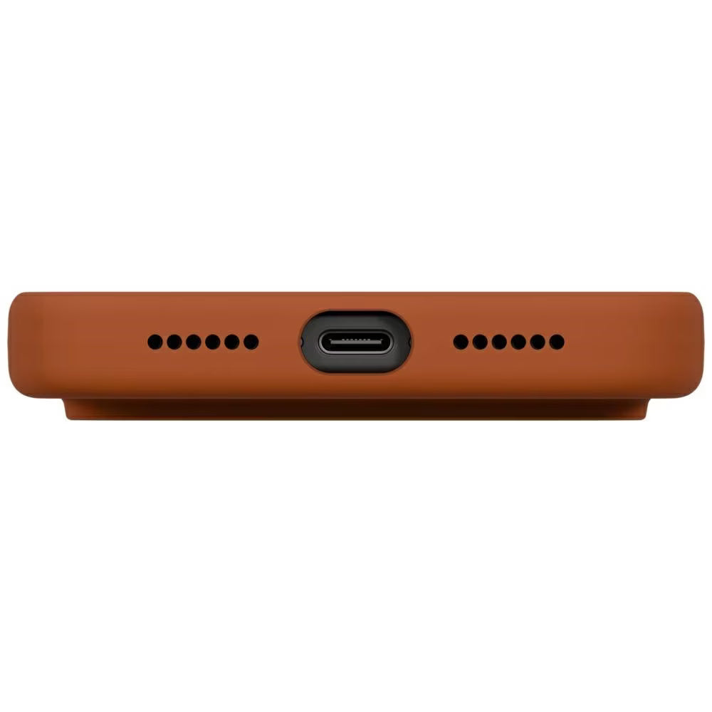MagSafe Case for Apple iPhone 17 Pro, UNIQ, Lino MagClick, Dark Orange