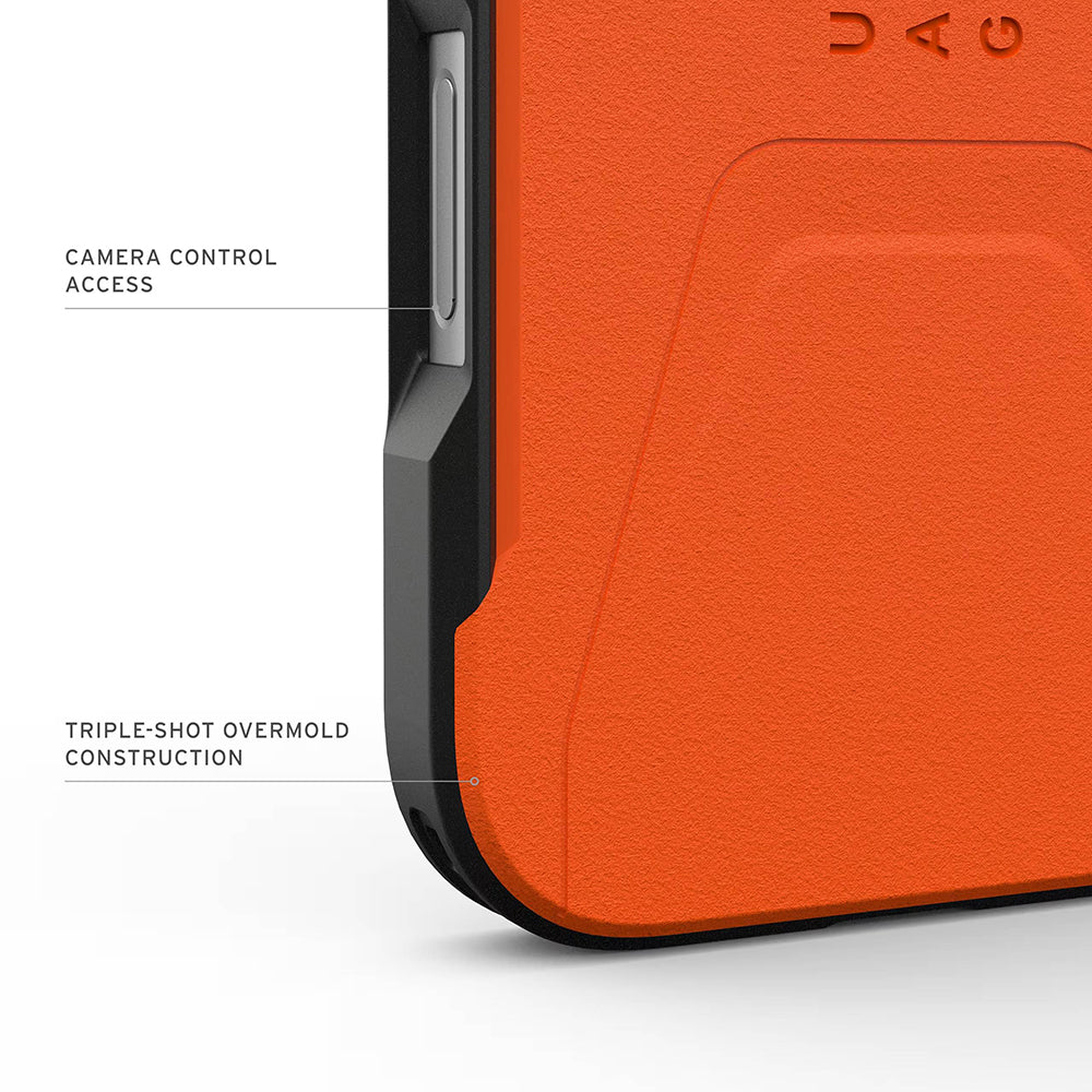 MagSafe Case for Apple iPhone 17 Pro, Urban Armor Gear, Civilian, Orange