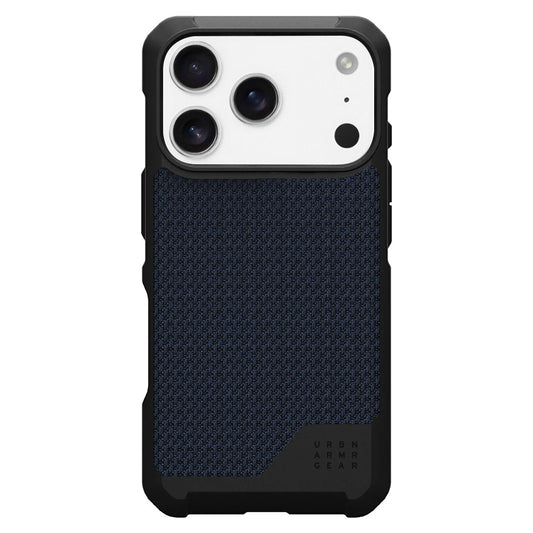 MagSafe Case for Apple iPhone 17 Pro, Urban Armor Gear, Metropolis LT Kevlar, Navy Blue