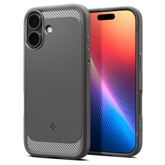 MagSafe Case for Apple iPhone 17, Spigen, Rugged Armor, Gray