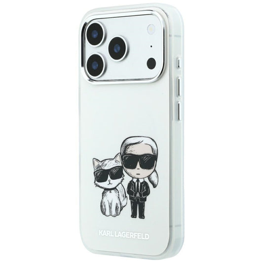 MagSafe Case for Apple iPhone 18 Pro Max / 17 Pro Max, Karl Lagerfeld, KC Bodies Sketch, Beige
