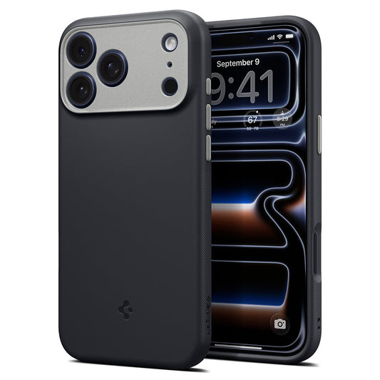 MagSafe Case for Apple iPhone 18 Pro Max / 17 Pro Max, Spigen, Caseology Nano Pop, Black ACS12142