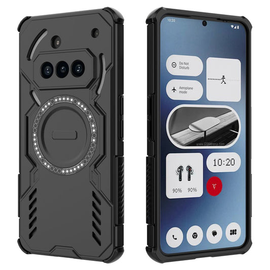 MagSafe Case for Nothing Phone (3a), Techsuit, ArmorMag, Black