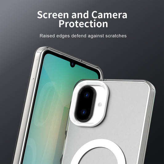 MagSafe Case for Samsung Galaxy A07 4G A075, Techsuit, CandyCase, White