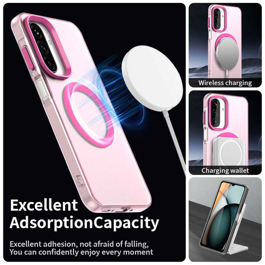 MagSafe Case for Samsung Galaxy A17 5G, Techsuit, CandyCase, Pink