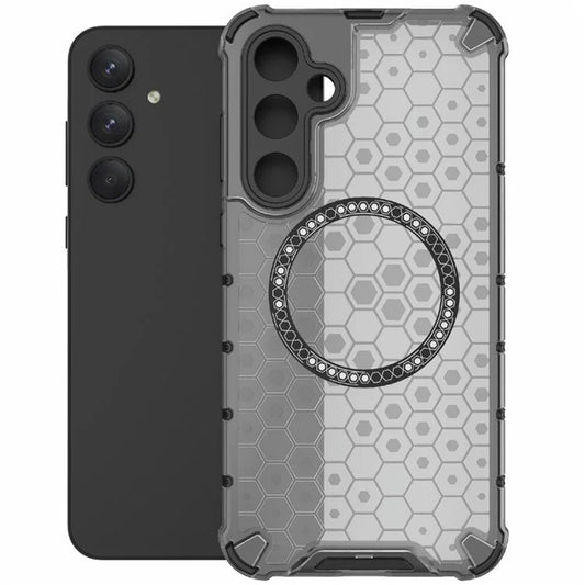MagSafe Case for Samsung Galaxy A35 5G A356, Techsuit, HoneyComb Shield, Black