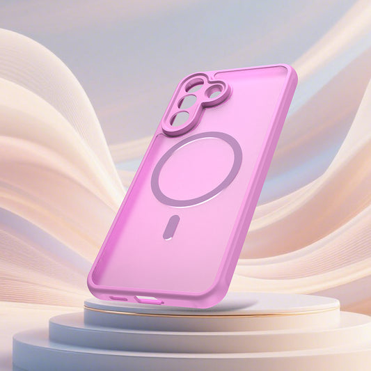 MagSafe Case for Samsung Galaxy A57 5G, Techsuit, HaloFrost II, Pink