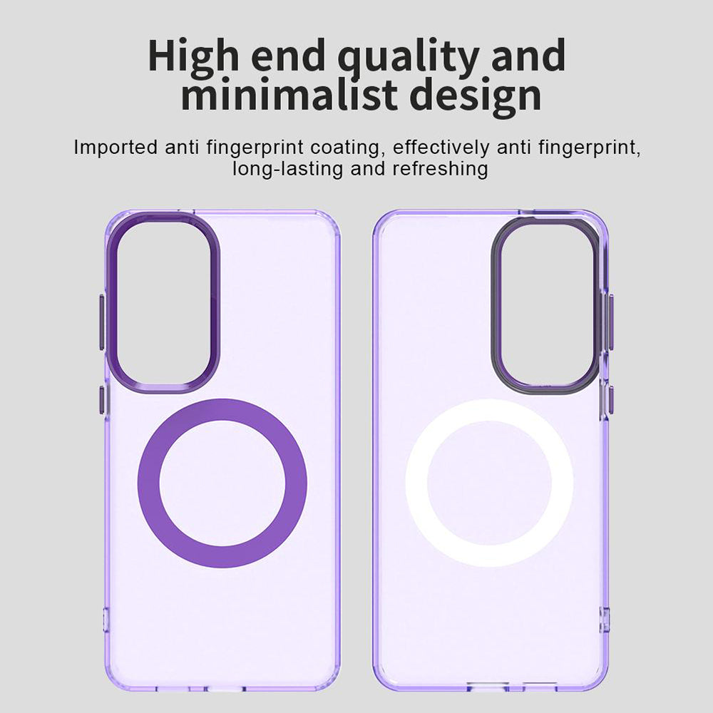 MagSafe Case for Samsung Galaxy S26 FE S741, Techsuit, CandyCase, Purple