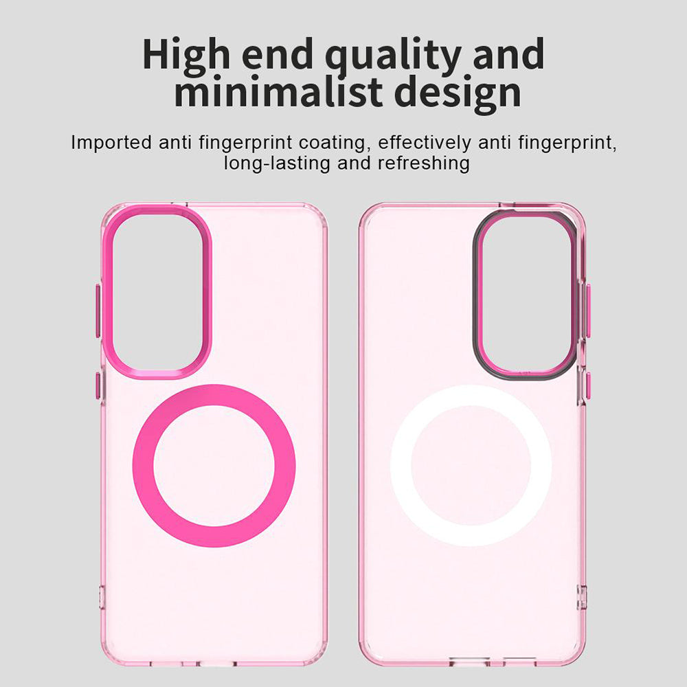 MagSafe Case for Samsung Galaxy S26 FE S741, Techsuit, CandyCase, Pink