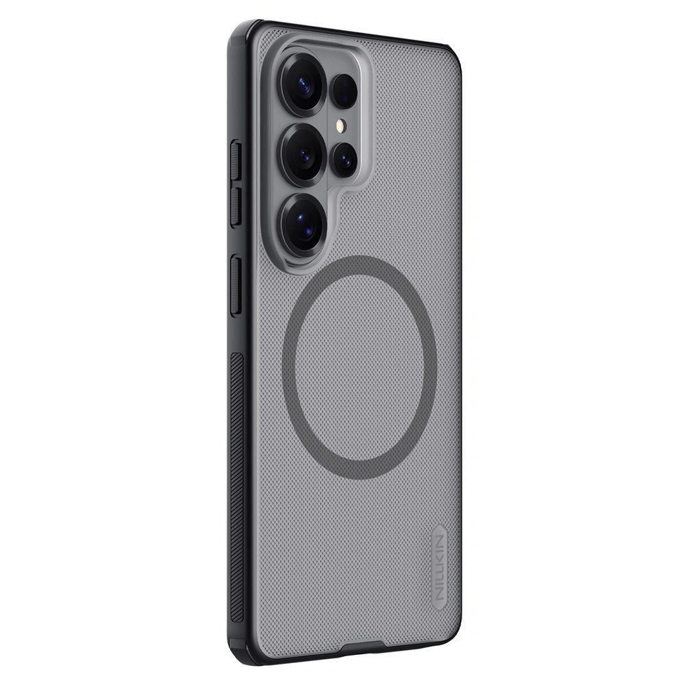 MagSafe Case for Samsung Galaxy S26 Ultra S948, Nillkin, Super Shield Pro, Black Satin Transparent