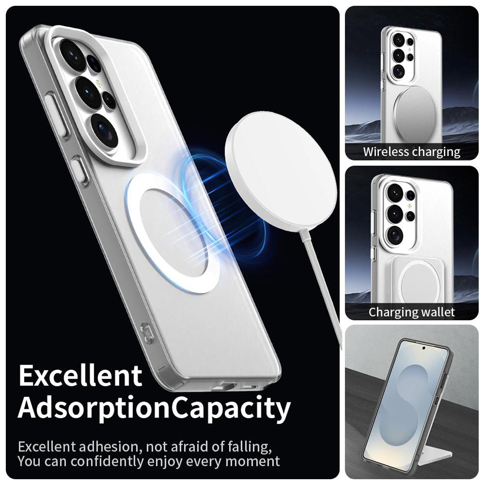 MagSafe Case for Samsung Galaxy S26 Ultra, Techsuit, CandyCase, White
