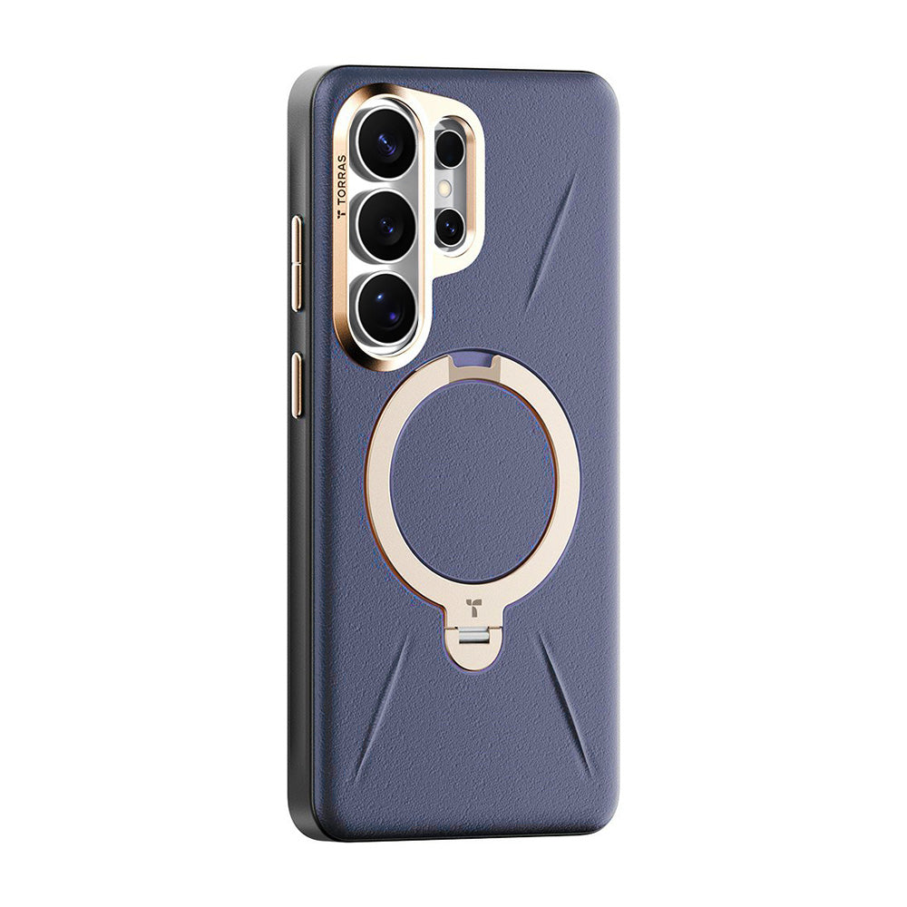 MagSafe Case for Samsung Galaxy S26 Ultra S948, Torras, QPRO Leather, Purple