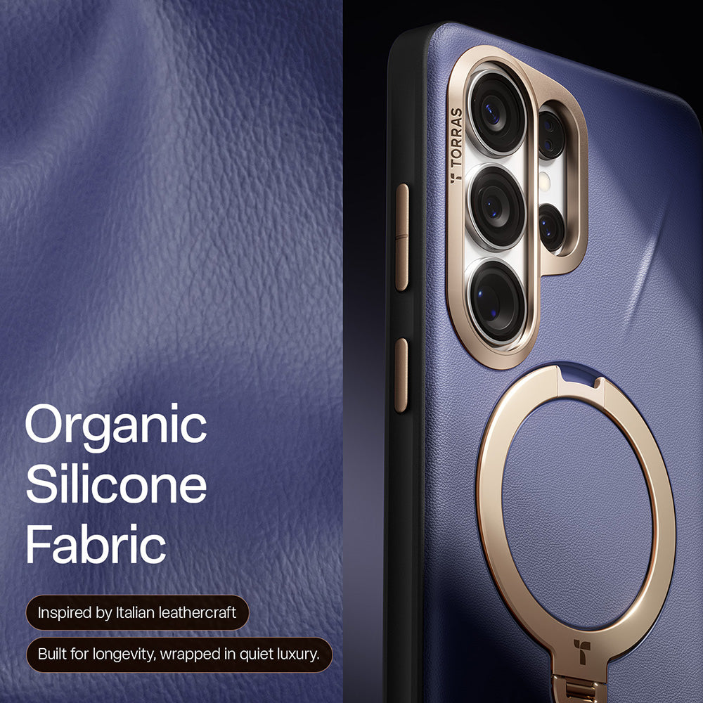 MagSafe Case for Samsung Galaxy S26 Ultra S948, Torras, QPRO Leather, Purple